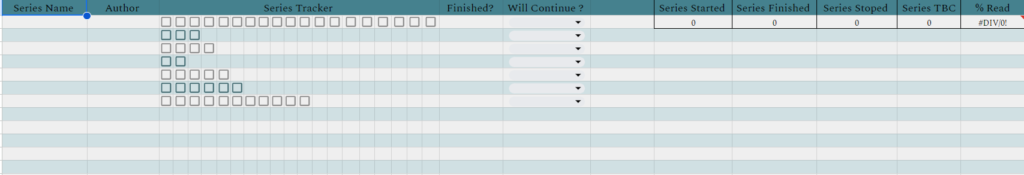 Series Tracker Tab 