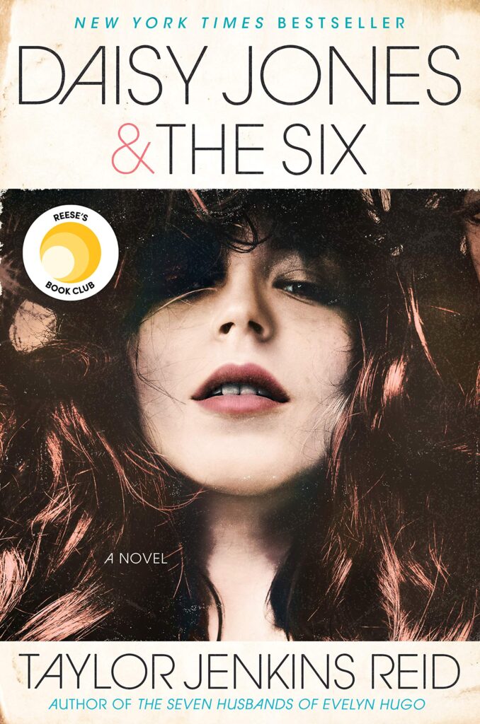 Cover of Daisy Jones and the Six by Taylor Jenkins Reid 