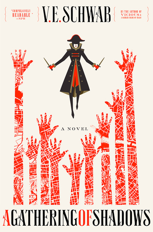 Cover of A gathering of Shadow by V.E. Schwab