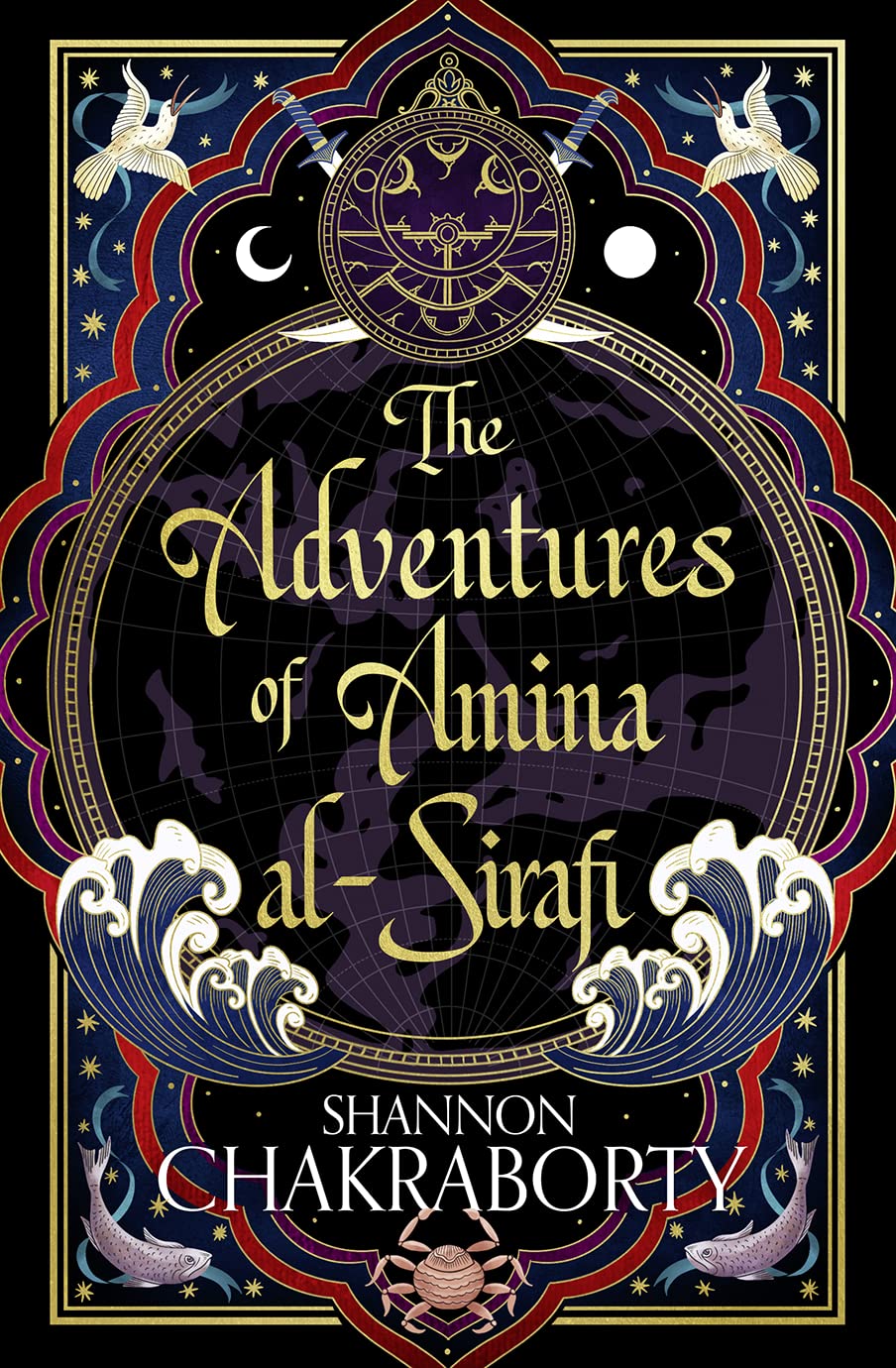 Cover of the Adventures of Amina al-Sirafi by Shannon Chakraborty
